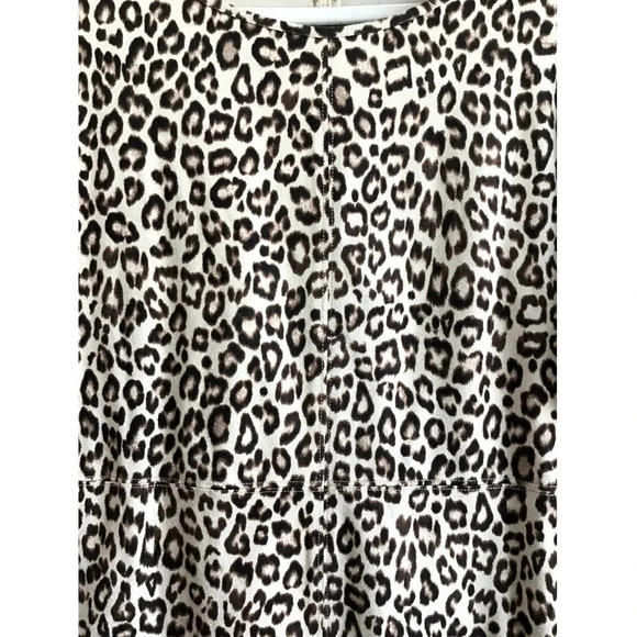 Chicos Womens size 1 8 US M Animal Print 3/4 Sleeves - Picture 3 of 9